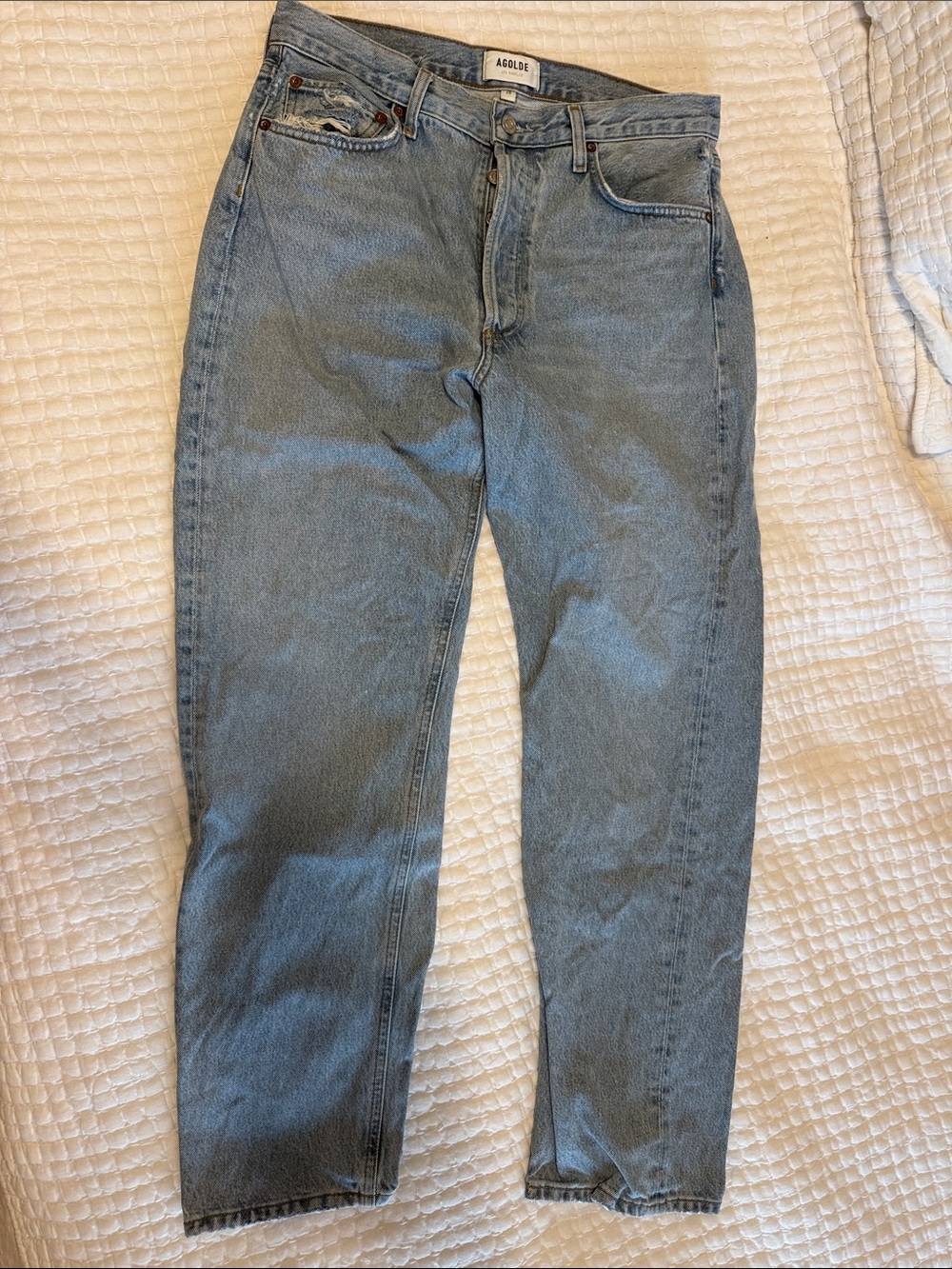 AGOLDE 90's Mid Rise Loose Fit Jeans in Snapshot